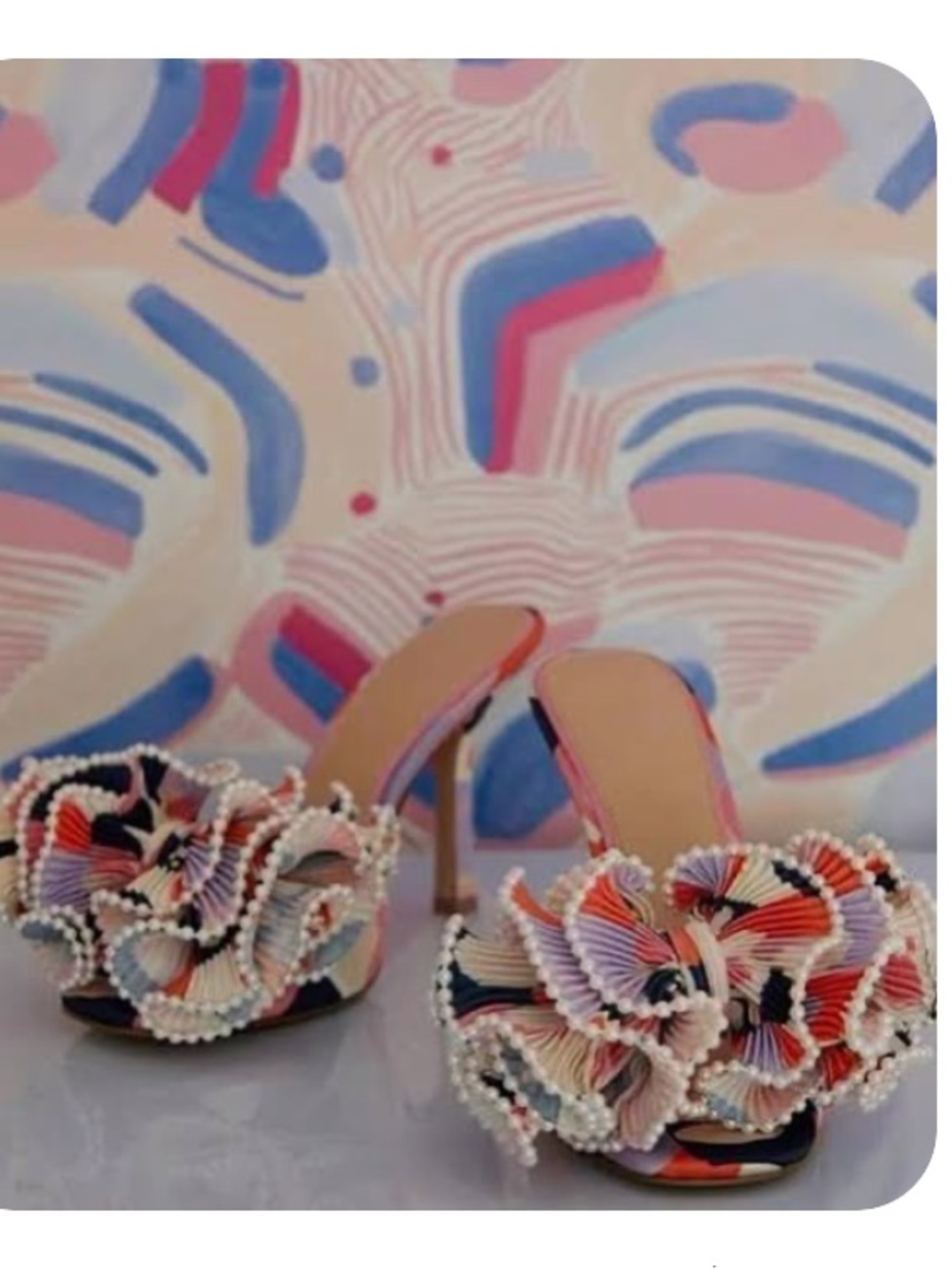 Gianni Bini floral Embellished heels - Picture 11 of 11